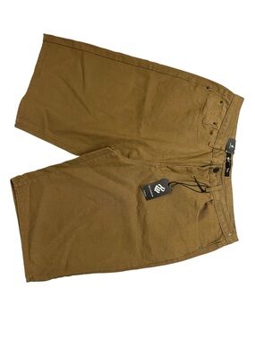 Rocawear denim jorts brand new with tags khaki /tan coloured size 40